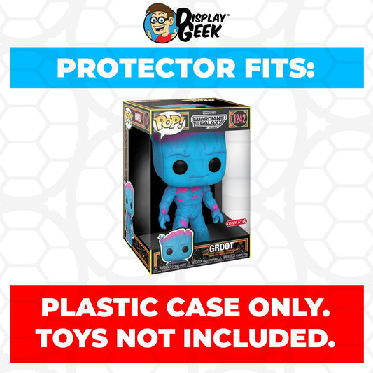 Pop Protector for 10 inch Groot Blacklight #1242 Jumbo Funko Pop