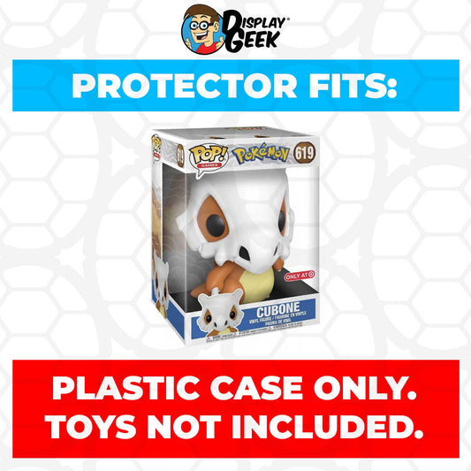 Pop Protector for 10 inch Cubone #619 Jumbo Funko Pop