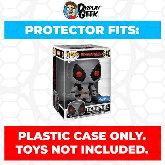 Pop Protector for 10 inch Deadpool Two Swords Gray #543 Jumbo Funko Pop