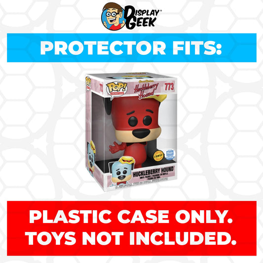 Pop Protector for 10 inch Huckleberry Hound Red Chase #73 Jumbo Funko Pop