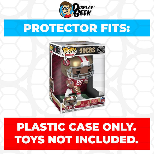 Pop Protector for 10 inch Jerry Rice #243 Jumbo Funko Pop