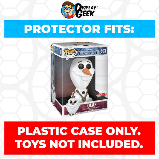 Pop Protector for 10 inch Olaf Frozen 2 #603 Jumbo Funko Pop