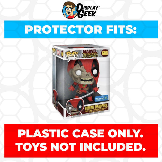 Pop Protector for 10 inch Zombie Deadpool #698 Jumbo Funko Pop