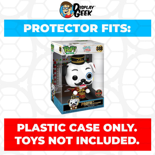 Pop Protector for Funko Pop 10 inch NFT Proto as Nutcracker #388 Jumbo Size