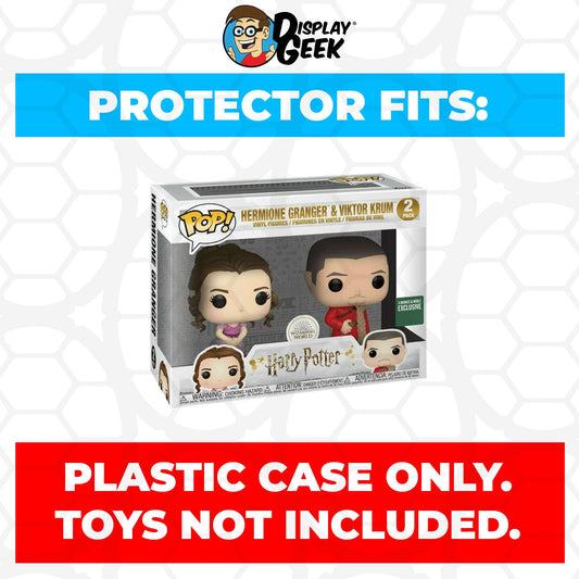 Pop Protector for 2 Pack Hermione Granger & Viktor Krum Funko Pop