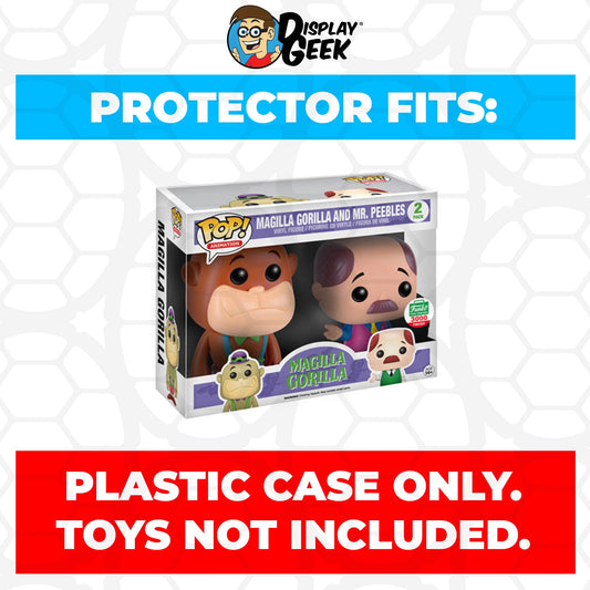 Pop Protector for 2 Pack Magilla Gorilla & Mr. Peebles Funko Pop