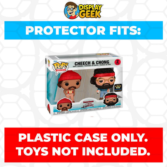 Pop Protector for 2 Pack Cheech & Chong Up in Smoke Funko Pop