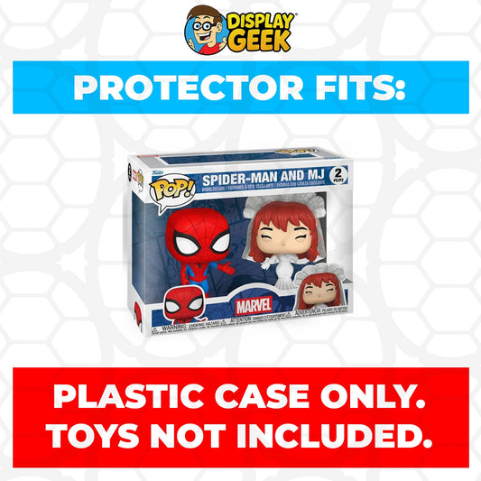 Pop Protector for Funko Pop 2 Pack Spider-Man and MJ