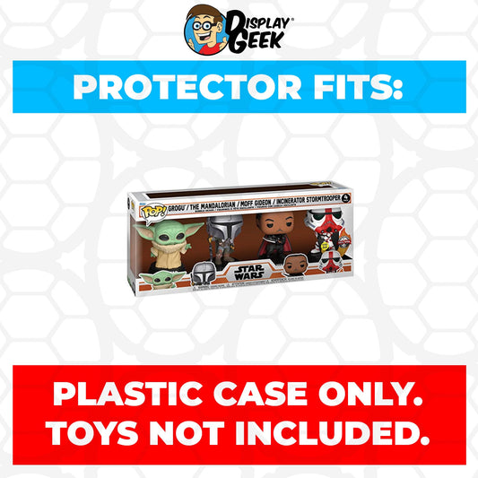 Pop Protector for 4 Pack The Mandalorian Glow in the Dark Funko Pop