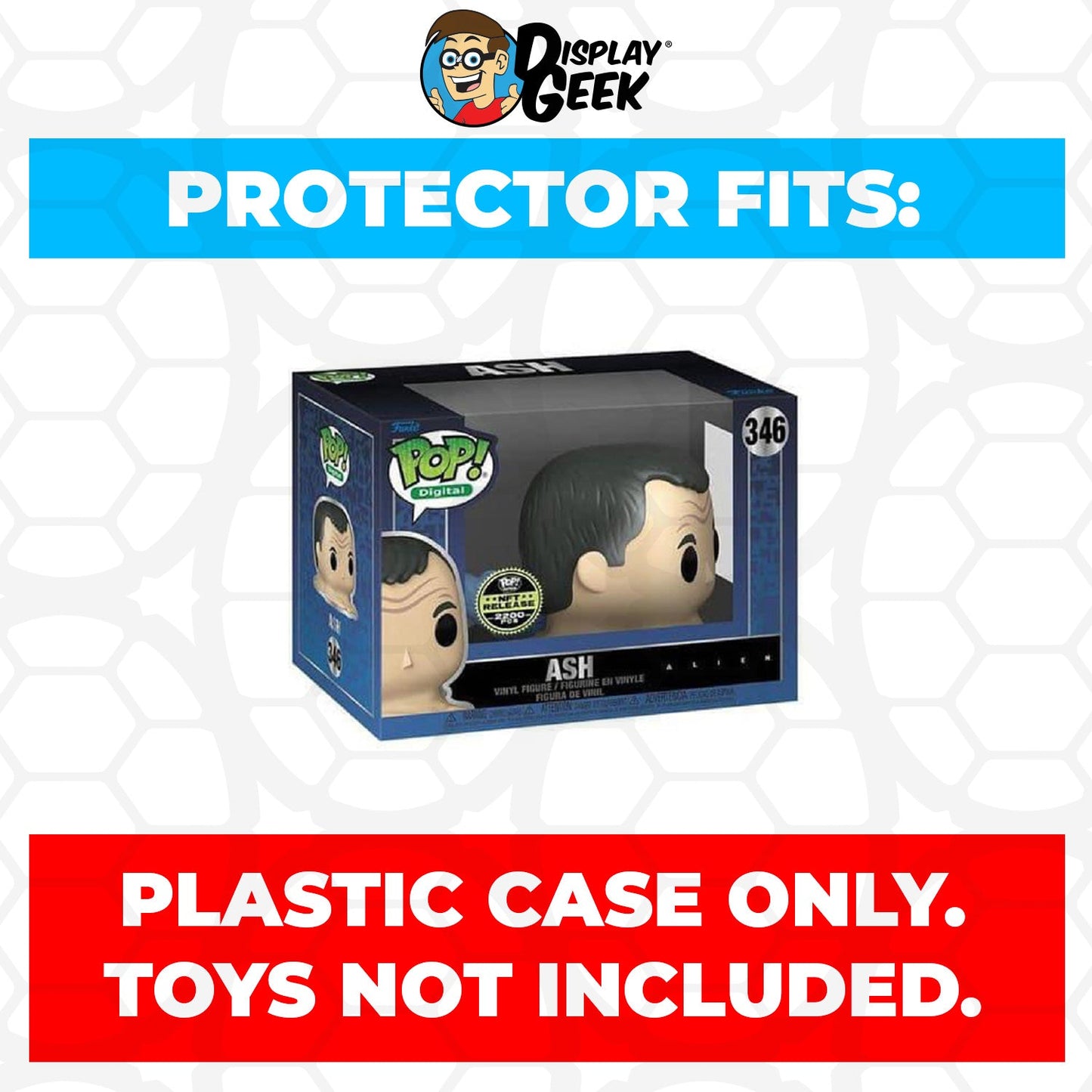 Pop Protector for 4 inch Funko Pop NFT Alien - Xenomorph Metallic GITD #344