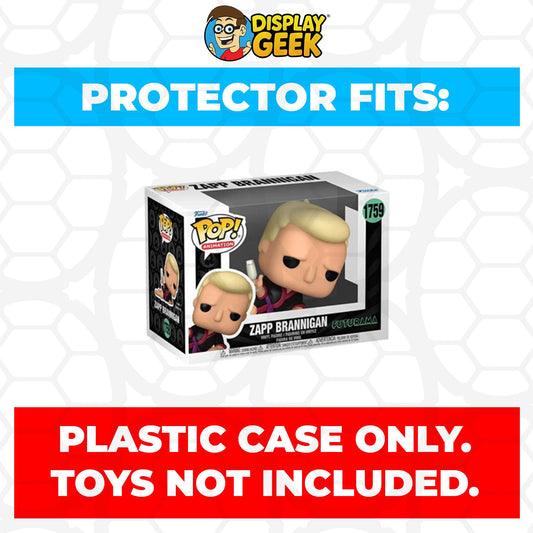 Pop Protector for 4 inch Funko Pop Futurama - Zapp Brannigan #1759