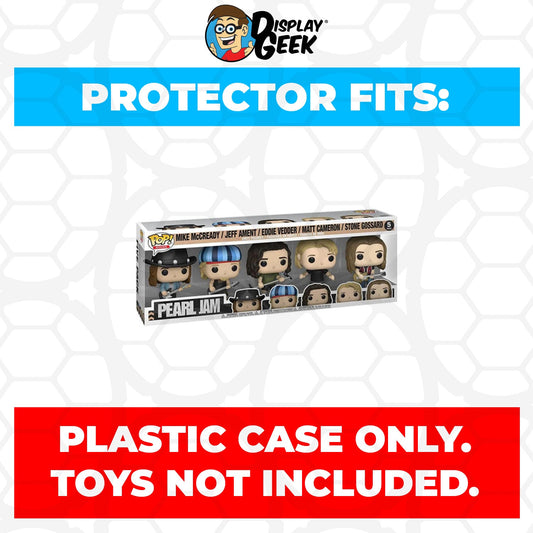Pop Protector for 5 Pack Pearl Jam Funko Pop