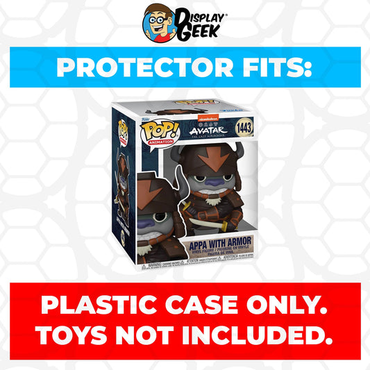 Pop Protector for 6 inch Appa with Armor #1443 Super Funko Pop