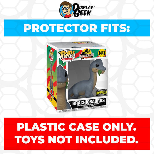 Pop Protector for 6 inch Jurassic Park Brachiosaurus #1443 EE Super Funko Pop