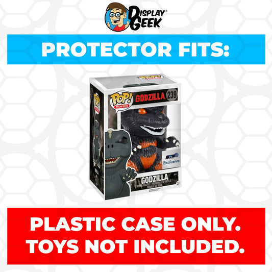 Pop Protector for 6 inch Godzilla Burning Black & Red #239 Super Funko Pop