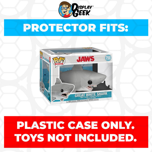 Pop Protector for 6 inch Jaws Great White Shark #758 Funko Pop
