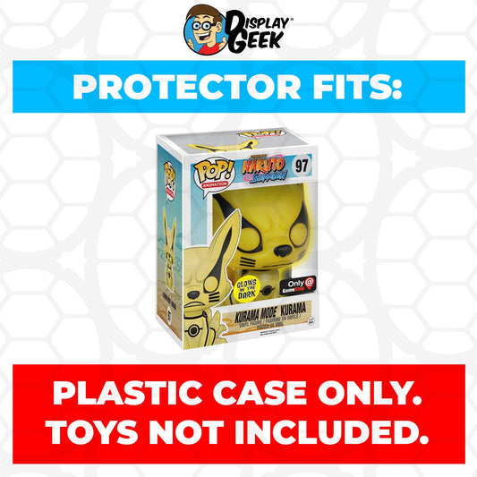 Pop Protector for 6 inch Kurama Mode Kurama Glow #97 Super Funko Pop