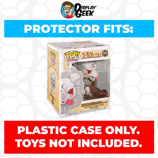 Pop Protector for 6 inch Sesshomaru as Demon Dog #771 Super Funko Pop