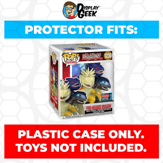Pop Protector for Funko Pop Deluxe Yu-Gi-Oh! Five-Headed Dragon NYCC #1230