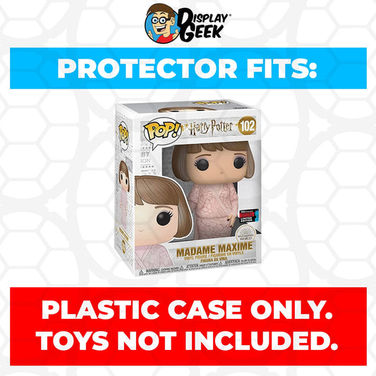 Pop Protector for 6 inch Madame Maxime Yule Ball NYCC #102 Super Size Funko Pop