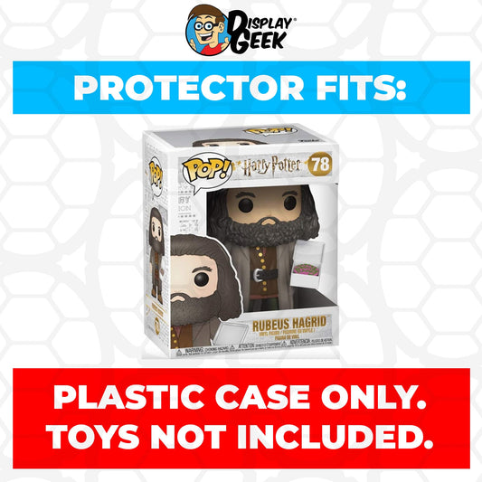 Pop Protector for 6 inch Rubeus Hagrid Birthday Cake #78 Super Size Funko Pop