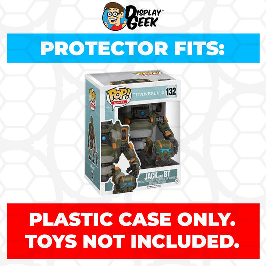 Pop Protector for 6 inch Titanfall 2 Jack and BT #132 Super Size Funko Pop