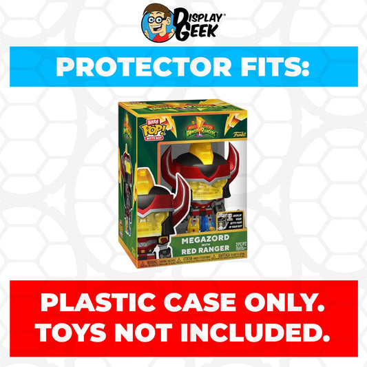 Pop Protector for Megazord with Red Ranger Funko Bitty Pop Bot