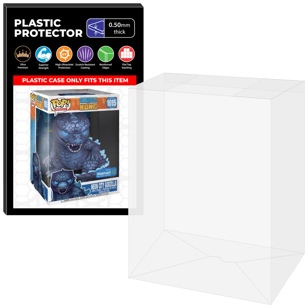 Pop Protector for 10 inch Godzilla Neon City Lights #1015 Jumbo Funko Pop