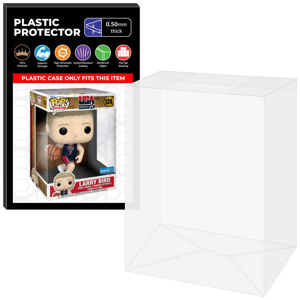 Pop Protector for 10 inch Larry Bird Team USA #124 Jumbo Funko Pop