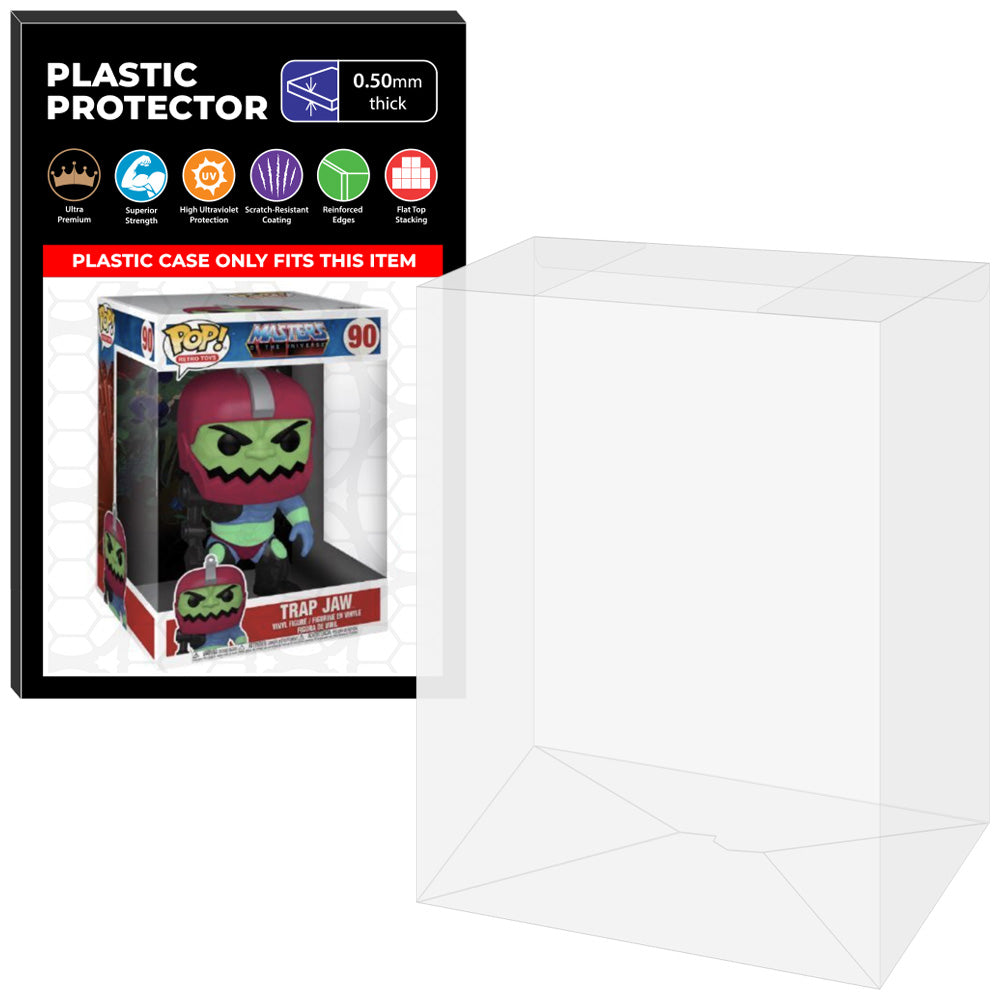 Pop Protector for 10 inch Trap Jaw #90 Jumbo Funko Pop
