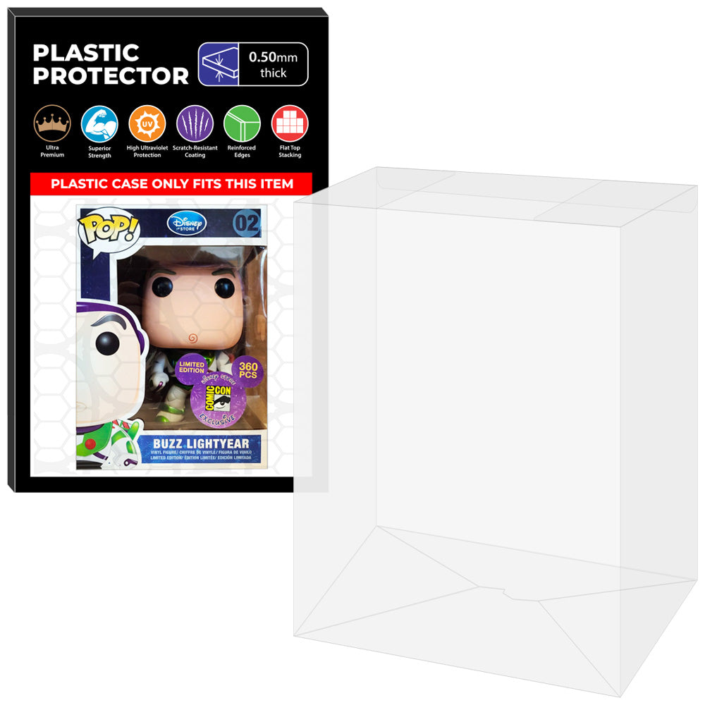 Pop Protector for 9 inch Giant Buzz Lightyear Metallic D23 Expo Funko Pop