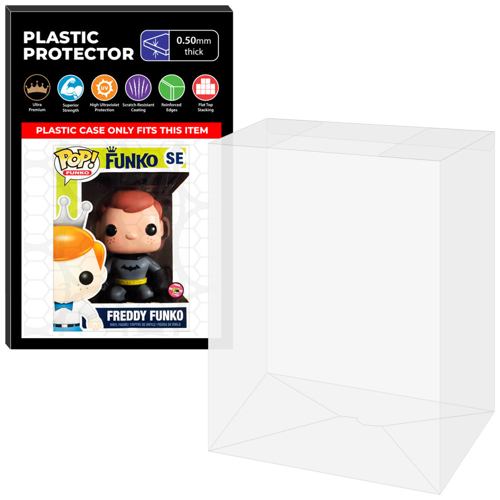 Pop Protector for 9 inch Giant Freddy Funko as Batman Brown Hair SDCC Funko Pop