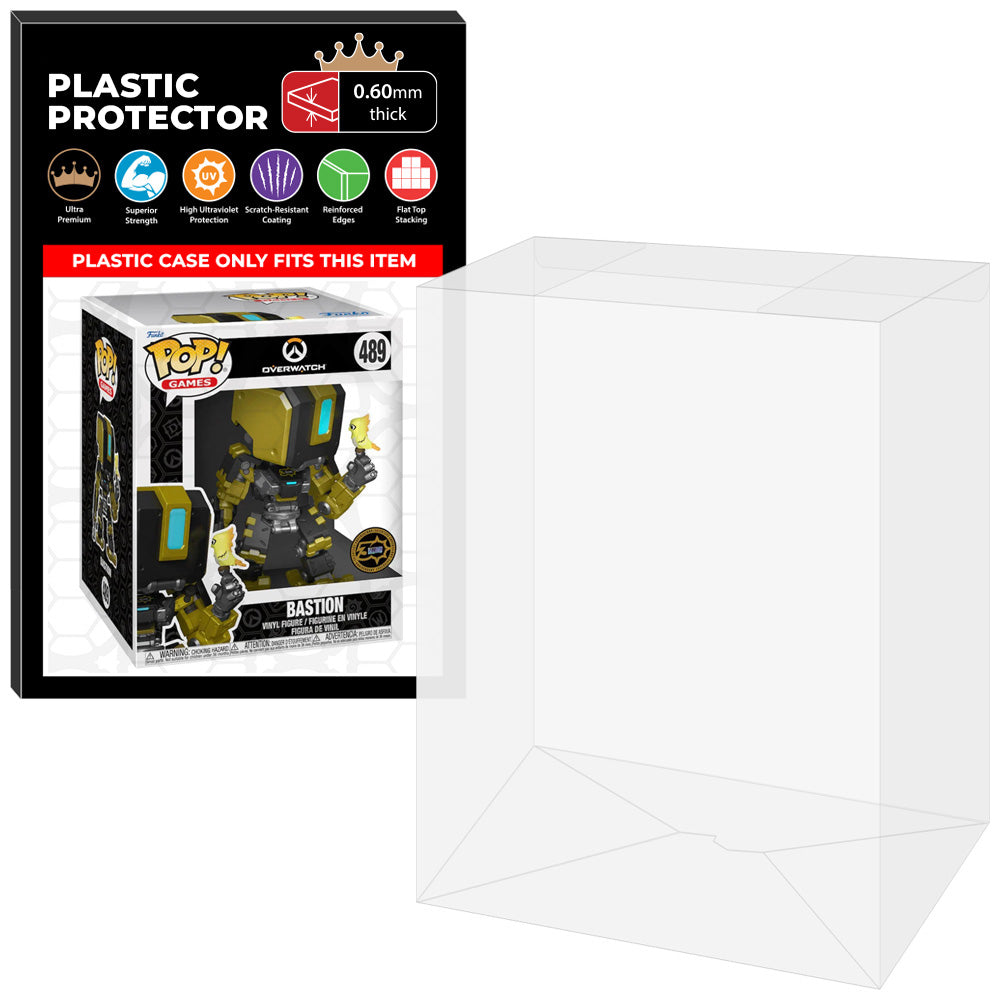 Pop Protector for 6 inch Bastion Gold Metallic #489 Super Funko Pop
