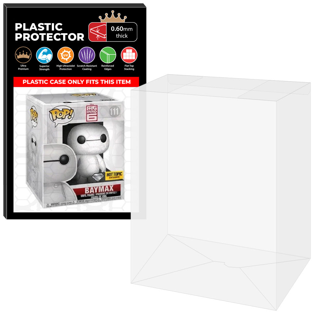 Pop Protector for 6 inch Baymax Diamond #111 Super Funko Pop