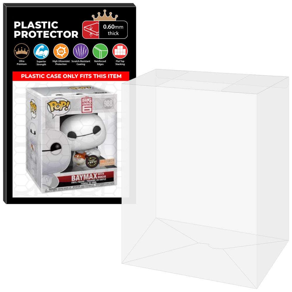 Pop Protector for 6 inch Baymax with Mochi Chase Glow #988 Super Funko Pop