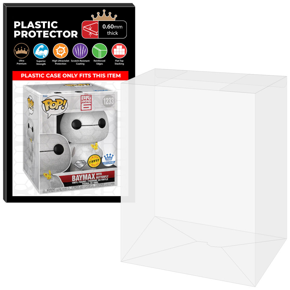 Pop Protector for 6 inch Baymax with Butterfly Chase #1233 Super Size Funko Pop