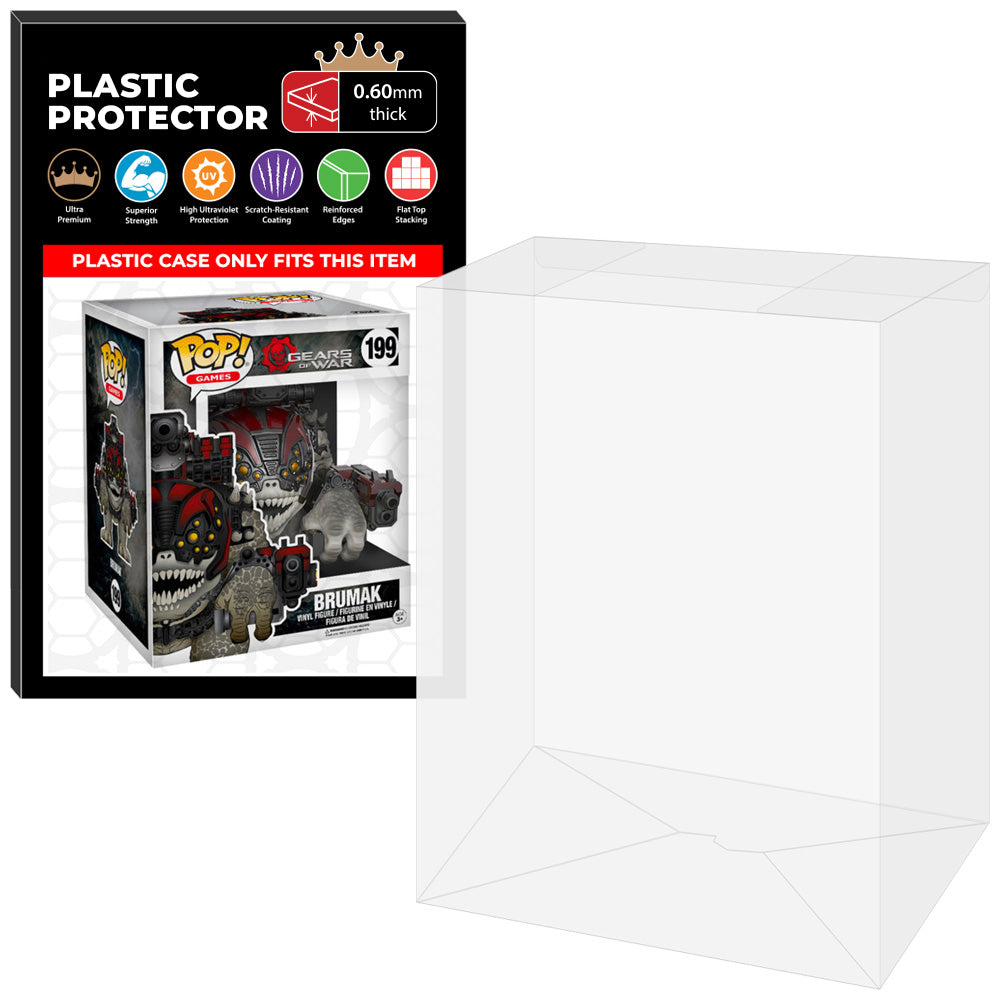 Pop Protector for 6 inch Gears of War Brumak #199 Super Funko Pop