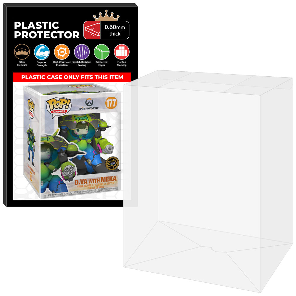Pop Protector for 6 inch D.Va with MEKA Nano Cola #177 Super Funko Pop