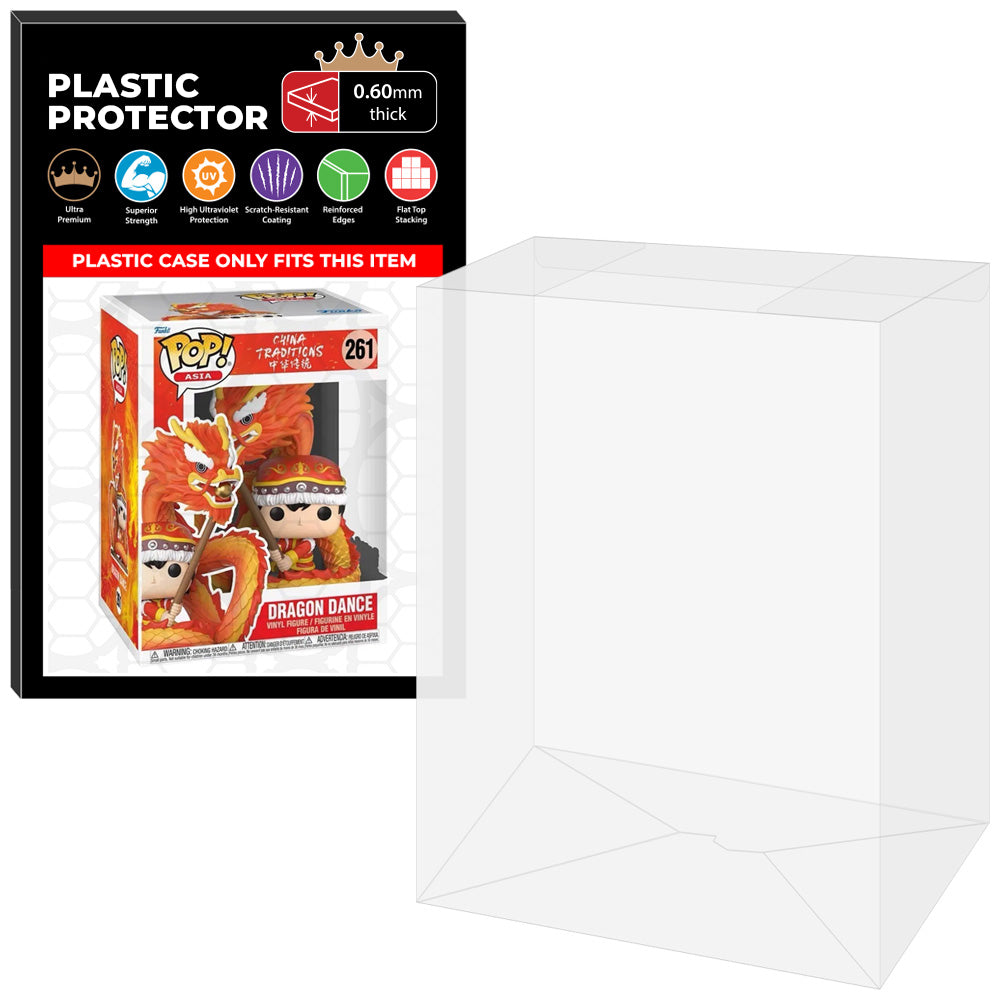 Pop Protector for 6 inch Dragon Dance #261 Super Size Funko Pop