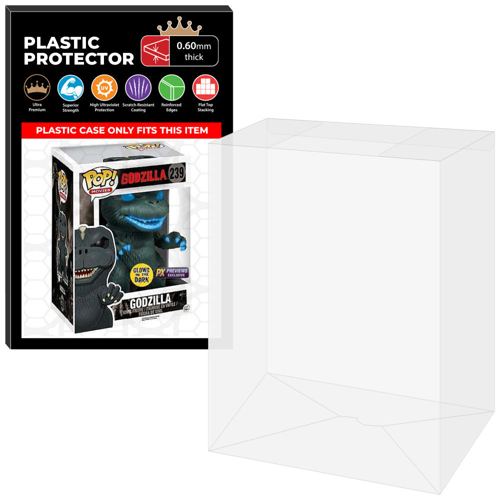 Pop Protector for 6 inch Godzilla Atomic Breath Glow #239 Super Funko Pop