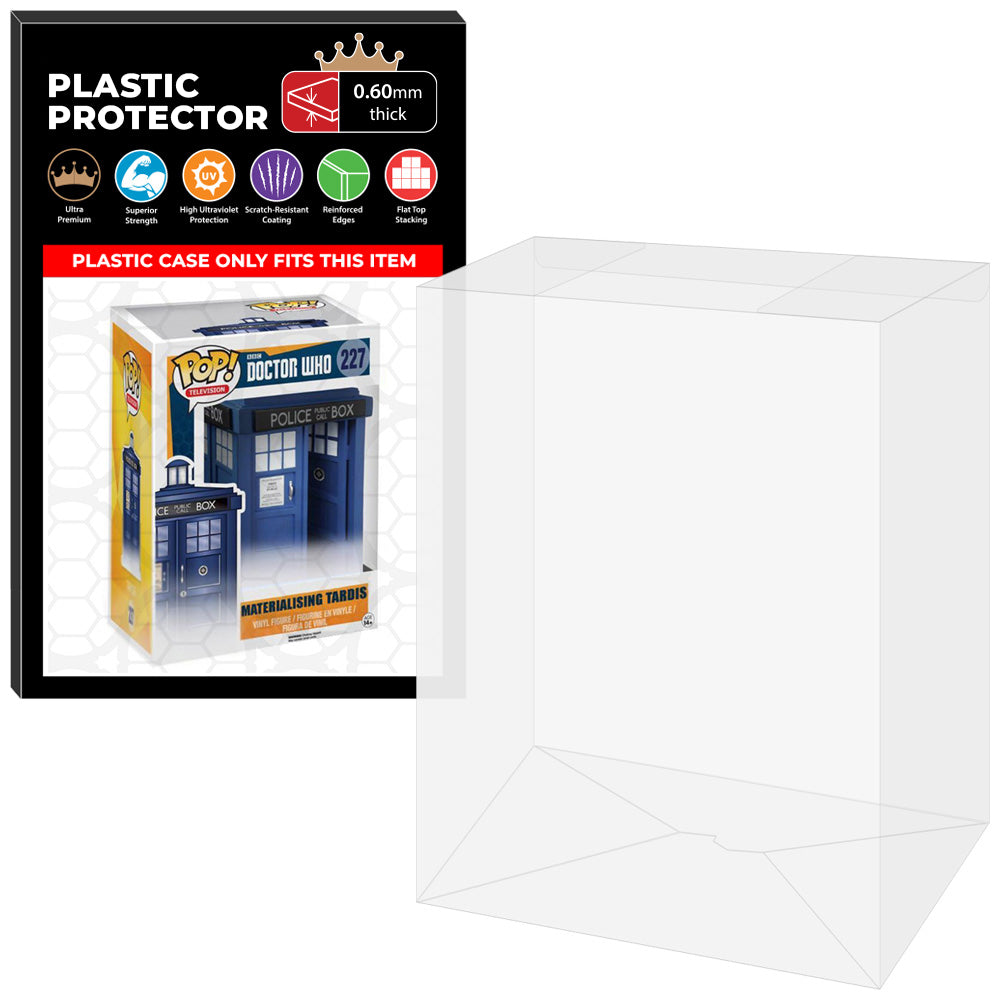 Pop Protector for 6 inch TARDIS Materializing #227 Super Funko Pop