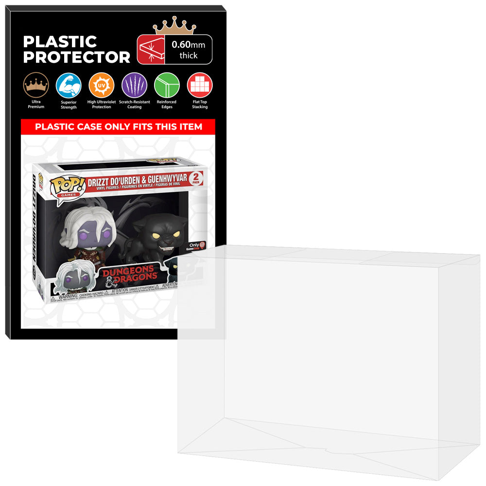 Pop Protector for 2 Pack Drizzt Do'urden & Guenhwyvar Funko Pop