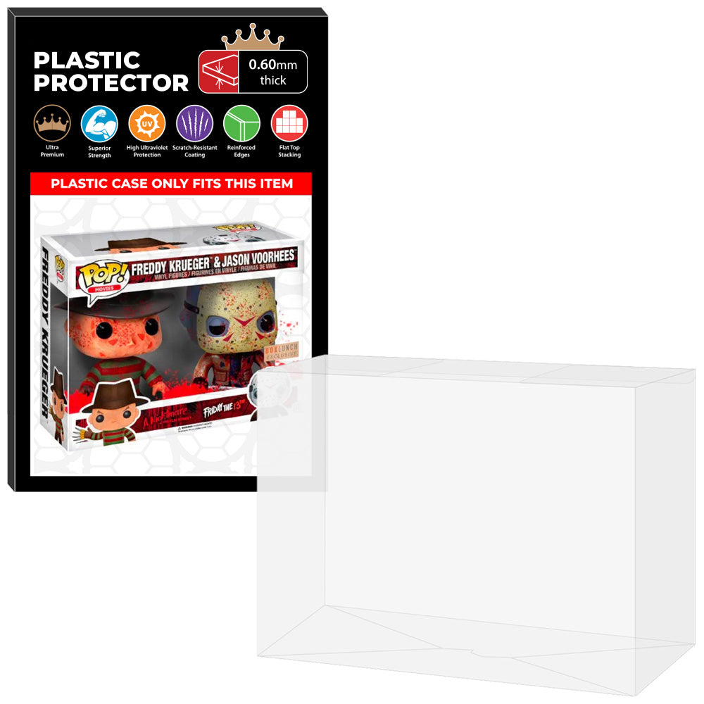 Pop Protector for 2 Pack Freddy Krueger & Jason Voorhees Funko Pop