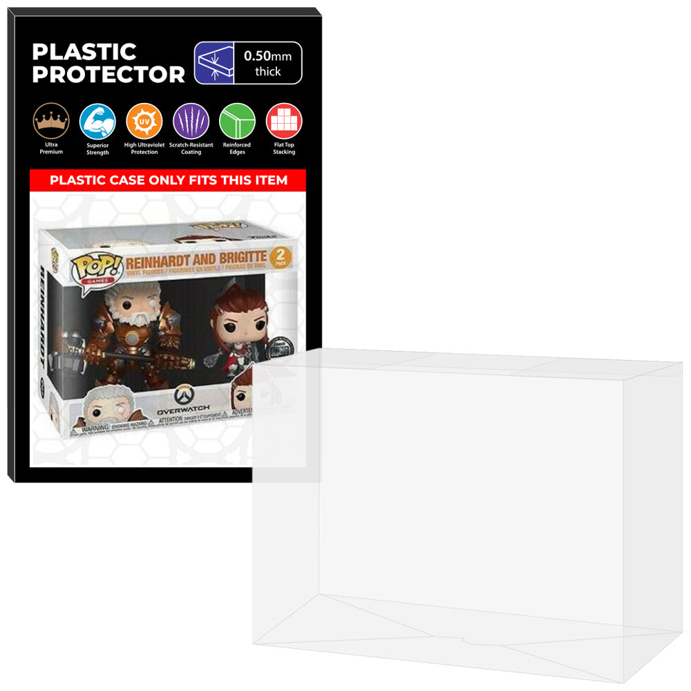 Pop Protector for 2 Pack Reinhardt & Brigitte Funko Pop