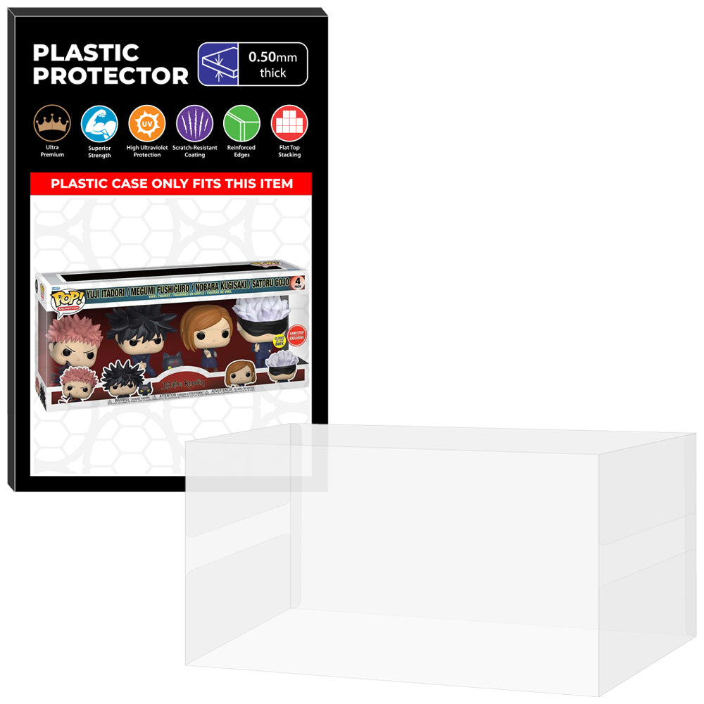 Pop Protector for 4 Pack Jujutsu Kaisen Glow Funko Pop