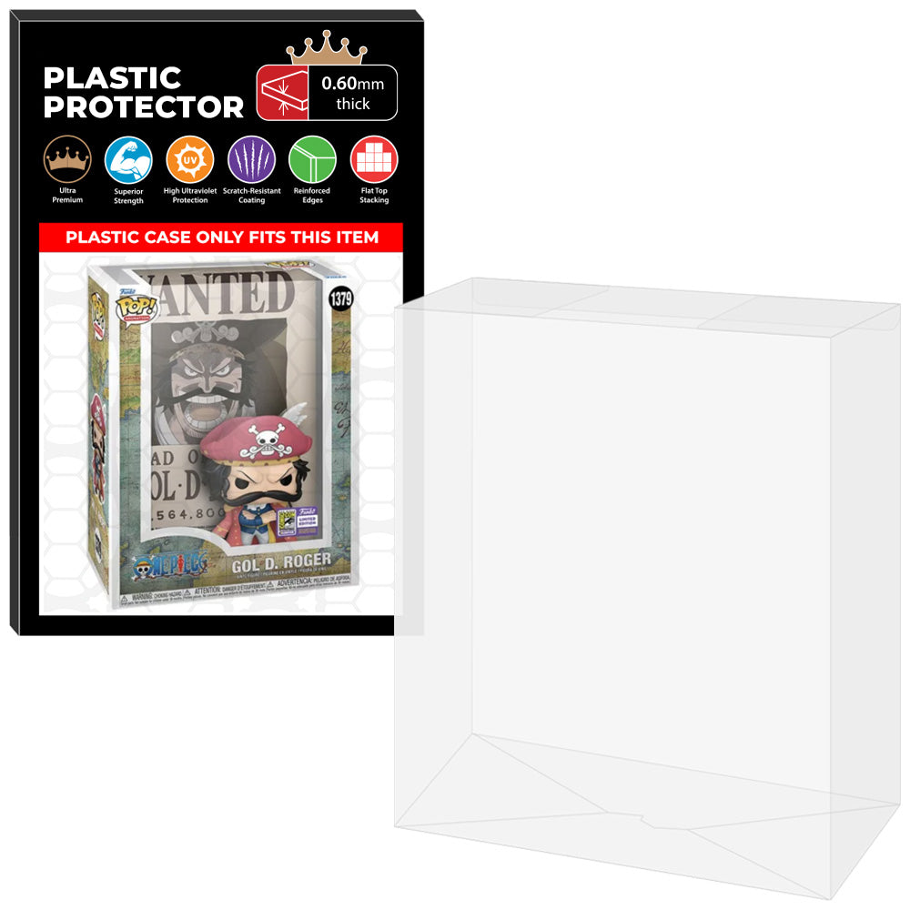 Pop Protector for One Piece Gol D. Roger SDCC #1379 Funko Pop Covers