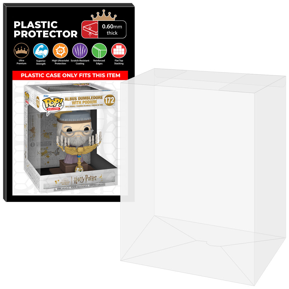 Pop Protector for Albus Dumbledore with Podium #172 Funko Pop Deluxe
