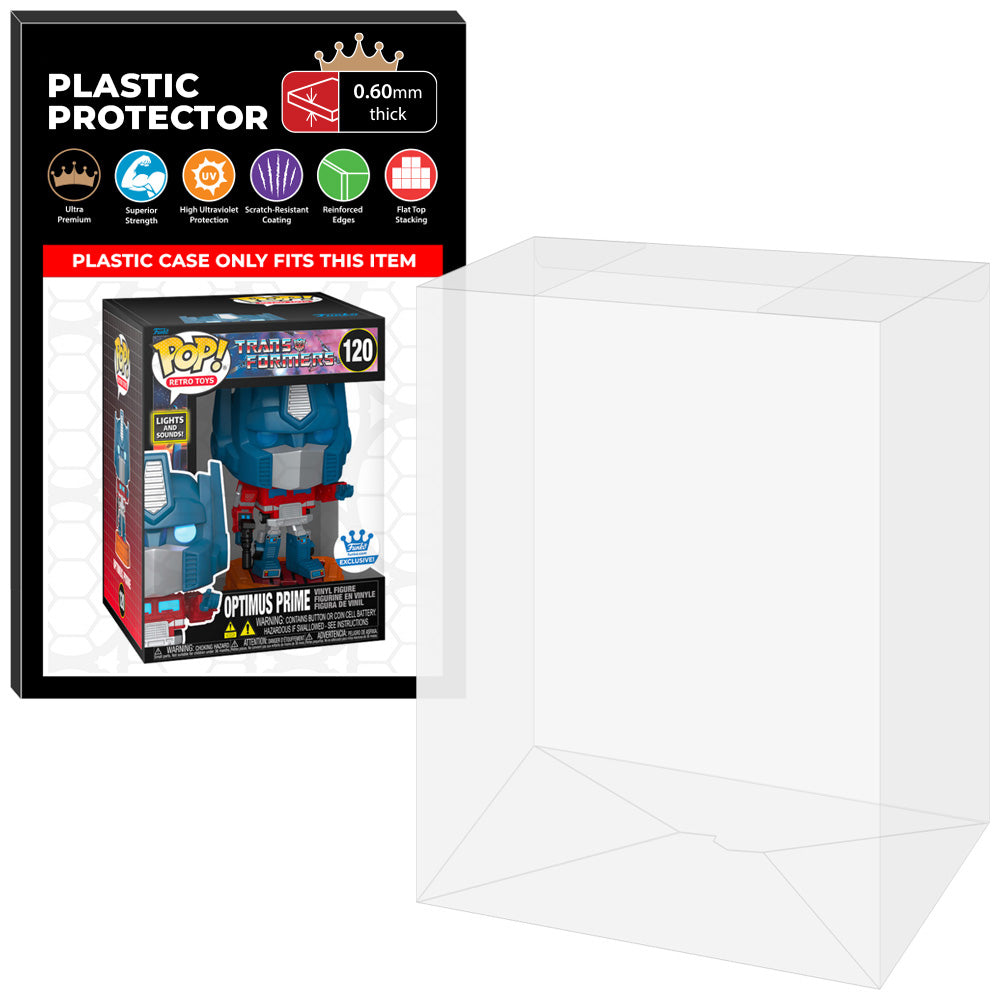 Pop Protector for Optimus Prime Lights & Sound #120 Funko Pop Deluxe