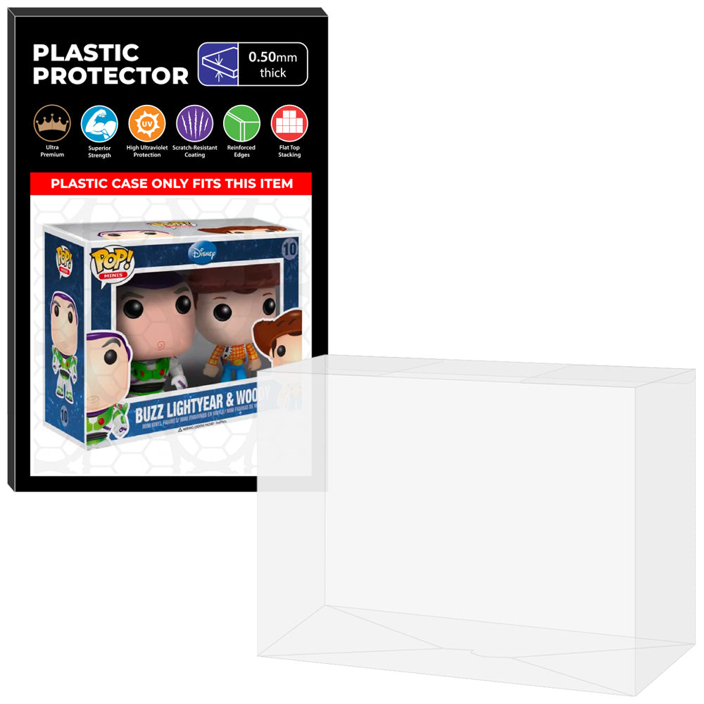 Pop Protector for 2 Pack Mini Buzz Lightyear & Woody #10 Funko Pop