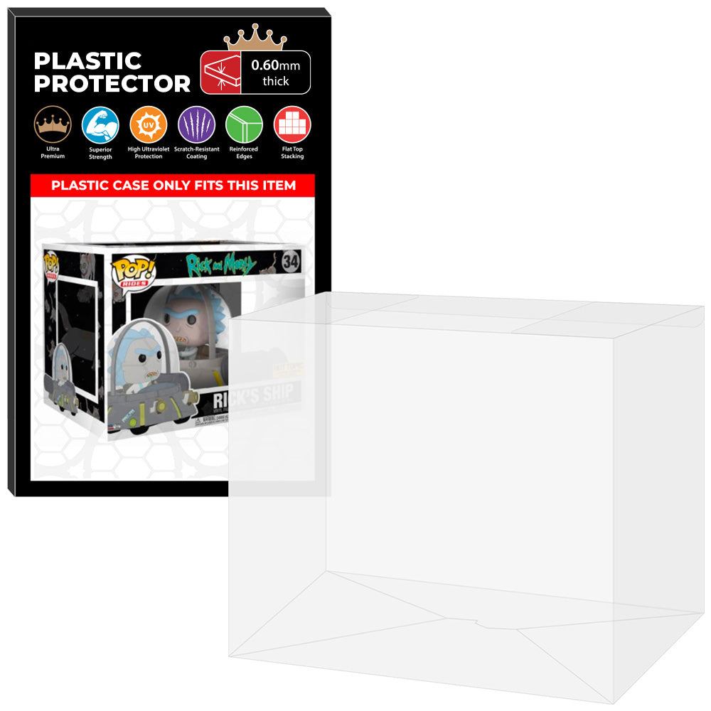 Pop Protector for Rick's Ship #34 Funko Pop Rides